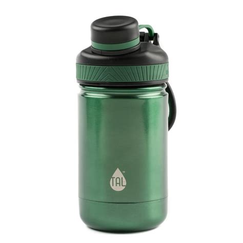 Tal Stainless Steel 12 Ounce Green Double Wall Vacuum Insulated Ranger ...