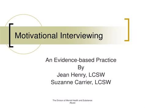 Image result for Motivational Interviewing PowerPoint