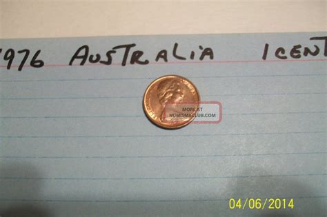 1976 Australian 1 Cent Piece