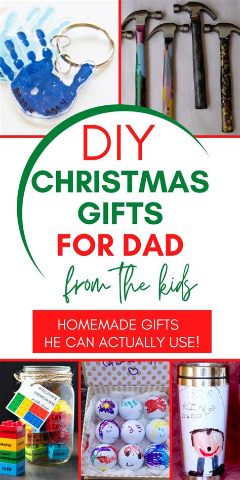 diy christmas gifts for dad from daughter