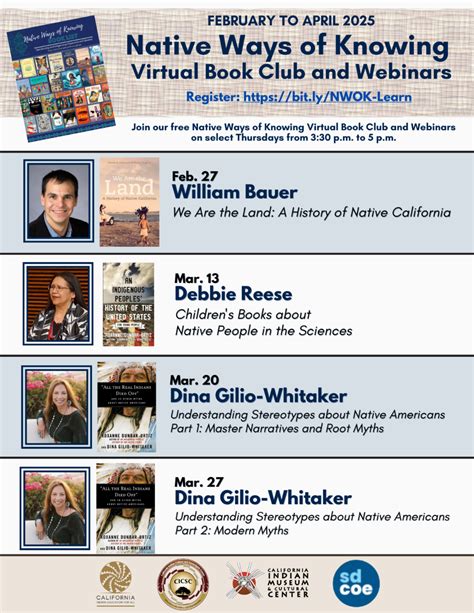 William Bauer, Ph.D. Native Ways of Knowing Book Club Today at 3:30 PT