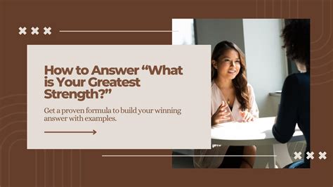 What is Your Greatest Strength - Best Answers & Examples