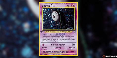 The Most Expensive Unown Pokemon TCG Cards