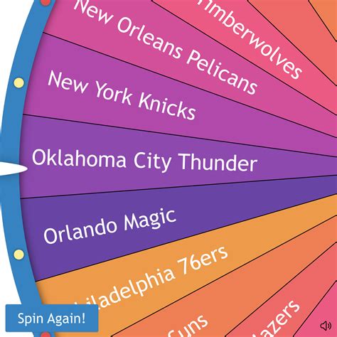 Random NBA Team Generator | Spin the Wheel [All 30 Teams]