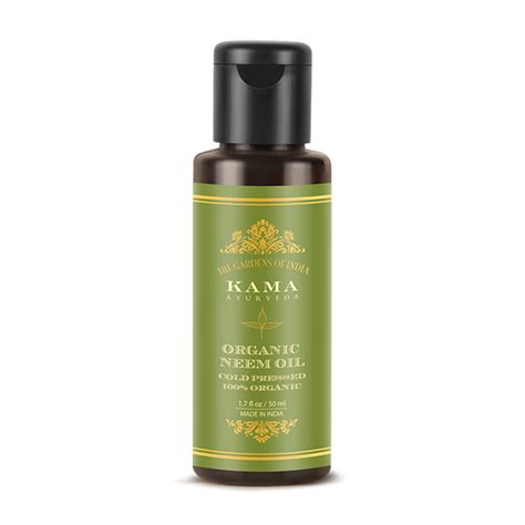 Buy Pure Organic Neem Oil for Hair Growth & Skin Issues | Kama Ayurveda