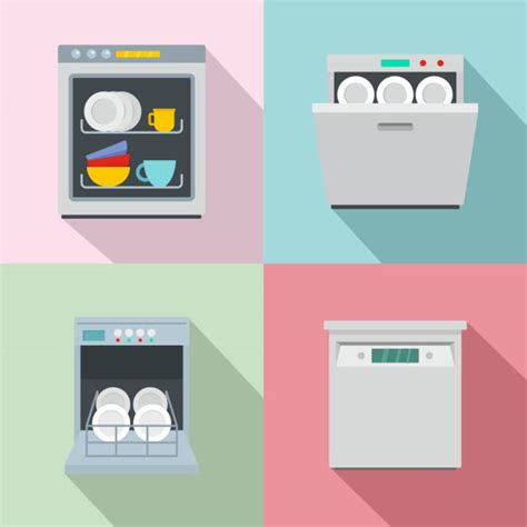 Best Dishwasher Open Illustrations, Royalty-Free Vector Graphics & Clip ...