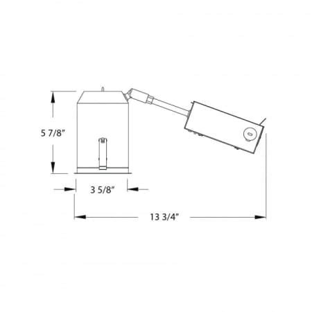 WAC Lighting HR-2LED-R09D-A Tesla LED Remodel Housing - Non IC ...