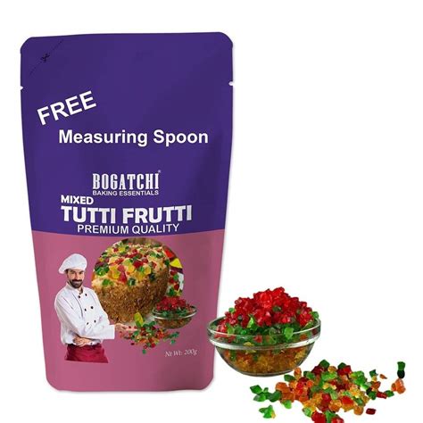 BOGATCHI Mixed Tutty fruitty Dry Fruit for Cakes, Shakes and Ice Creams ...