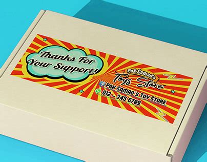 Image result for Custom Logo Sticker On Box