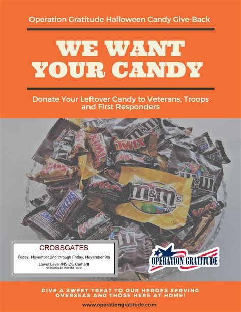 Candy for a Cause: Donations Distributed to Deployed Troops and Local ...