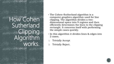 Image result for Cohen-Sutherland Line Clipping Algorithm Question