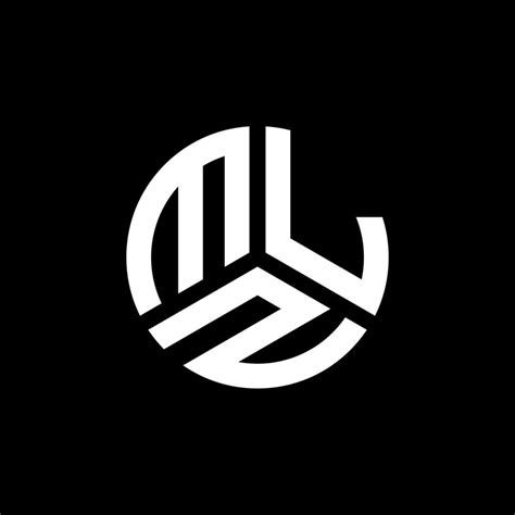 MLZ letter logo design on black background. MLZ creative initials ...