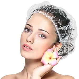 Buy KAVIN Multipurpose Disposable Shower Cap Use And Throw Transparent ...