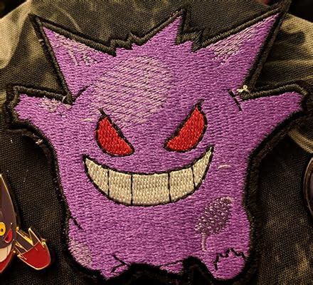 Premier Patch GENGAR Pokemon Go 3 Embroidered Sew/Iron-on Patch India ...