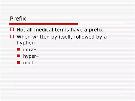 Introduction to Medical Terminology | PPT