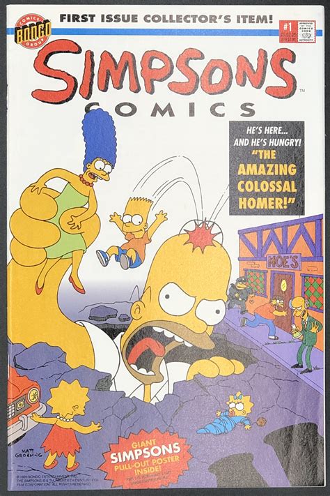 Image result for Simpsons First Comic