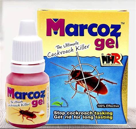 marcoz Cockroach killer gel for home improved formula for better effect ...