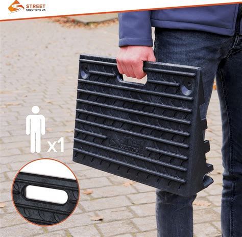 Street Solutions UK Pack of 2-6 Inch Driveway Kerb Ramp, Heavy Duty ...