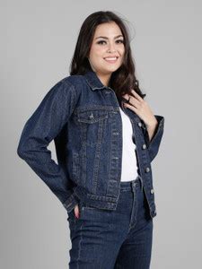 DRAPE AND DAZZLE Full Sleeve Washed Women Jacket - Buy DRAPE AND DAZZLE ...