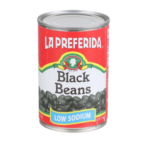 Low Sodium Black Beans – La Preferida