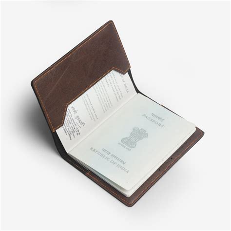 Buy Dark Brown Passport Cover & Mens Passport Holder
