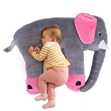 Buy Amazon Brand - Jam & Honey Hugging Elephant | Stuffed Animal Soft ...