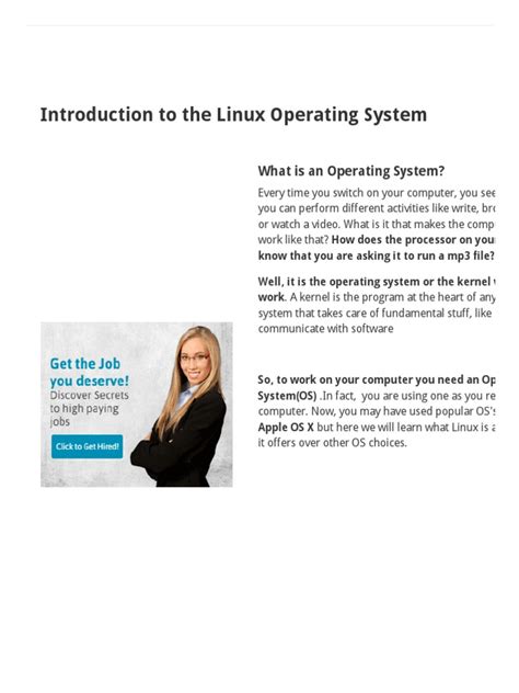 Introduction to Linux Operating System 的图像结果