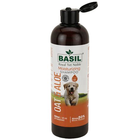 Buy Basil Oat & Aloe Moisturising Shampoo for Dogs and Cats Online ...