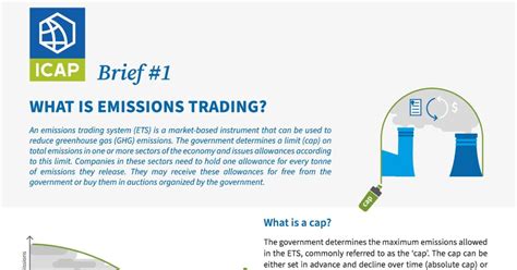 什么是碳排放权交易？（简报 #1） | International Carbon Action Partnership