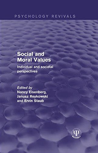 Social and Moral Values: Individual and Societal Perspectives ...