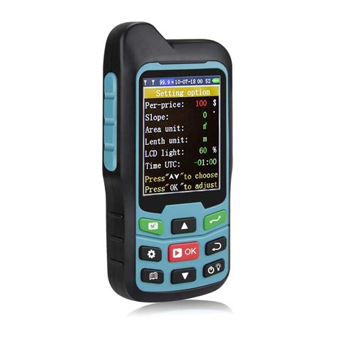 Te-Rich Handheld GPS GLONASS Land Area Measurer Calculation Meter ...