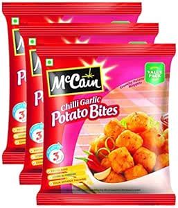 McCain Chilli Garlic Potato Bites, 700g (Buy 2 Get 1, 3 Pieces) Promo ...