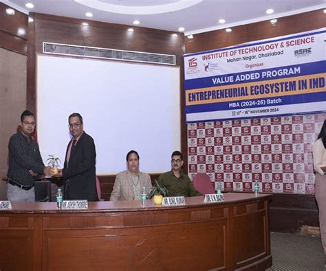 I.T.S Ghaziabad Hosts Five-Day Value-Added Program on Entrepreneurial ...