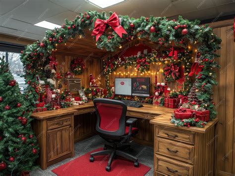 Fun and festive Christmas office decor ideas images to bring holiday ...