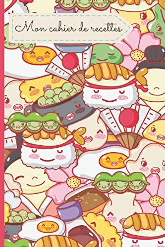 Mon Carnet De Recettes Manga Fiches De Recettes A Remplir | Desertcart ...