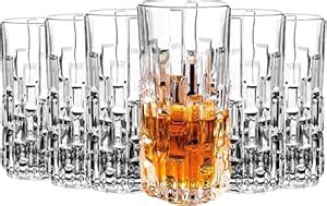 Buy Farielyn-X Glass Crystal Cut Long Juice Glasses Set of 8 ...