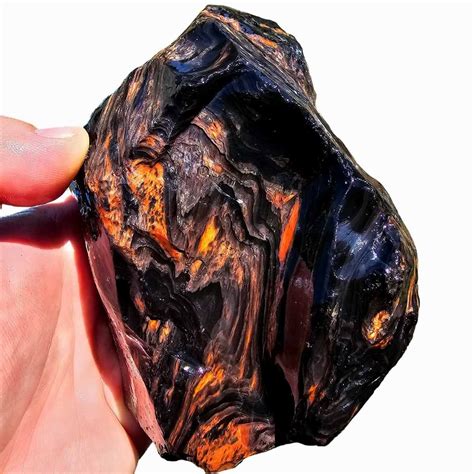 Best 11 Tri-Flow Obsidian Rough Chunk from Glass Butte Oregon – Artofit