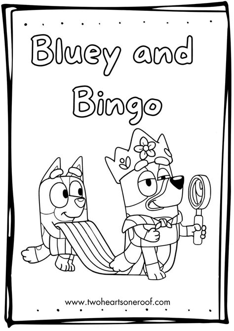 Bingo Coloring Pages [2025]