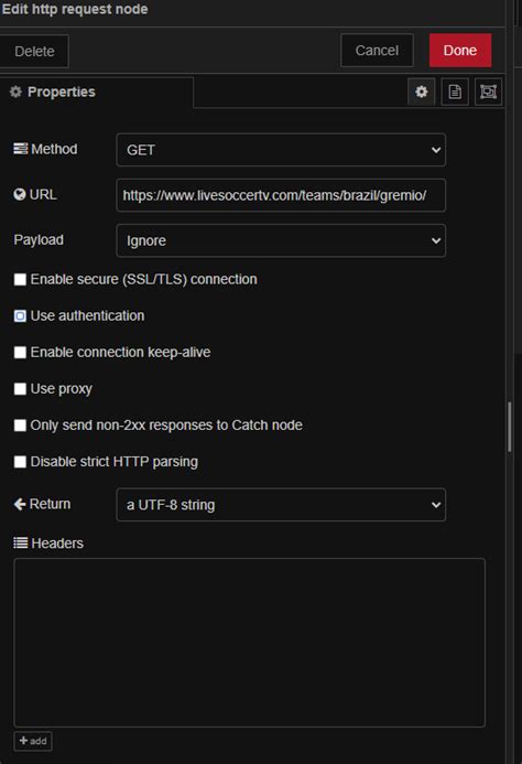 Node Red HTTP 的图像结果