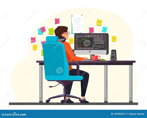 Cartoon Computer Programmer 的图像结果