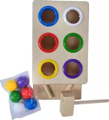 Buy Toys Knock The 6 Balls Pound The Ball Game Online at Low Prices in ...