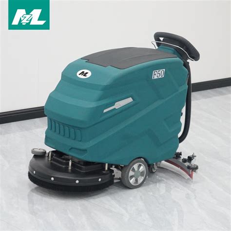 20 Inch Walk-Behind Auto Floor Scrubber Automatic Floor Cleaning ...