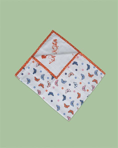 Muslin Reversable blanket- Butterflies – Tiiny berry
