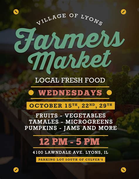 Farmers Market - Village of Lyons