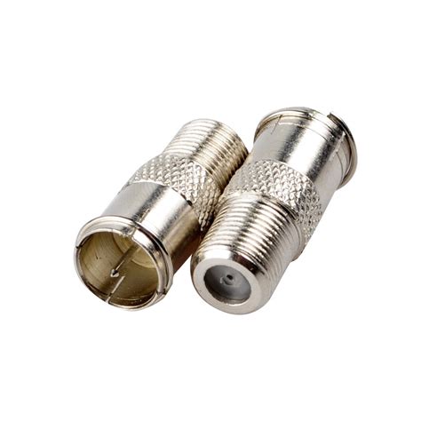 FolioGadgets F Type RG6 Coax Coaxial Cable Connector Adaptor Male to ...