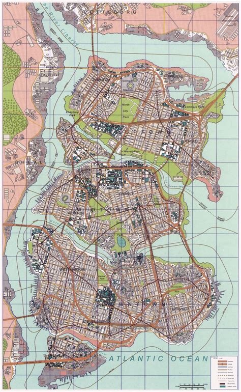 Map of Gotham City