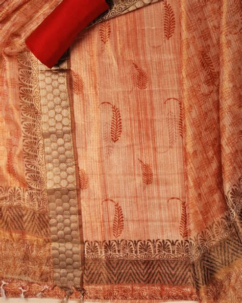 Kota Silk Hand Block Printed Suit with Kota Silk Zari Dupatta – Lavanya ...