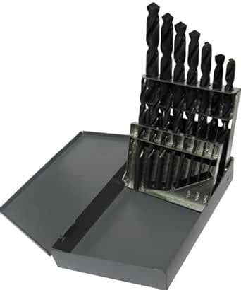 Drill America 15 Piece High Speed Steel Screw Machine (Stub) Drill Bit ...