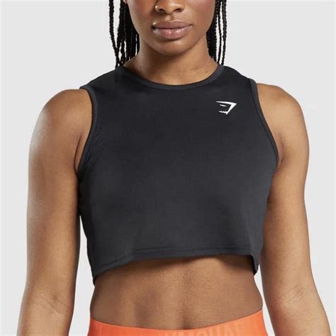 Gymshark Women's Black Vest | Depop