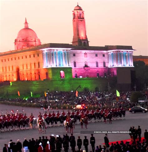 Mesmerising pictures from the Beating the Retreat ceremony ...